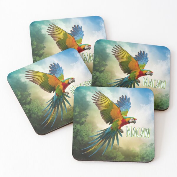 Item preview, "Exploring the Vibrant World of Macaws" designed and sold by MUV3.
