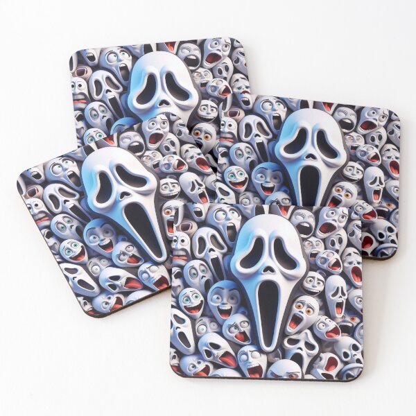 Item preview, Many ghost masks, art, many moods designed and sold by 1benjamah1136.