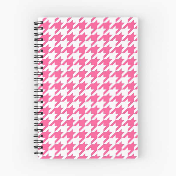 Item preview, Pink White Houndstooth Pattern Design designed and sold by PatternTitan.