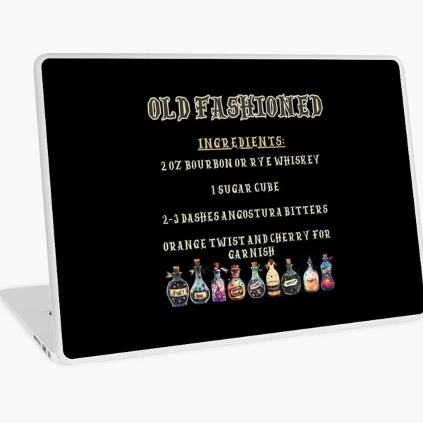 Item preview, Halloween Old Fashioned Recipe - Cocktail Art designed and sold by Kalangti.