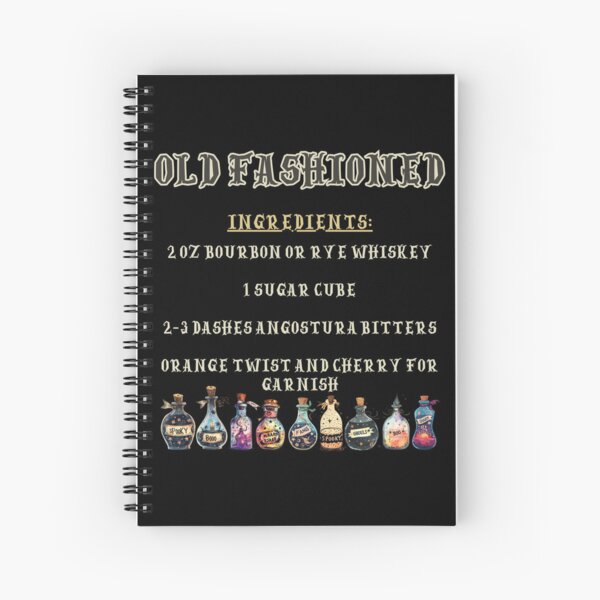 Item preview, Halloween Old Fashioned Recipe - Cocktail Art designed and sold by Kalangti.