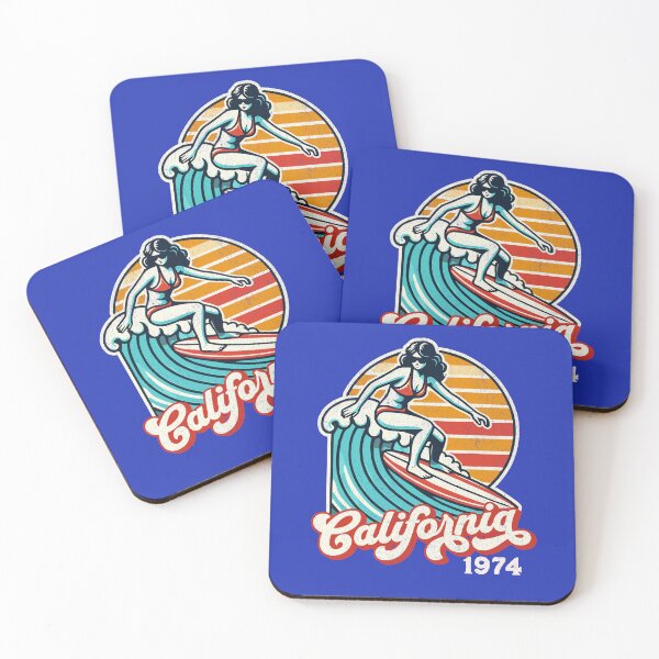 Item preview, Vintage California Surfer Girl 1974 designed and sold by DetourShirts.