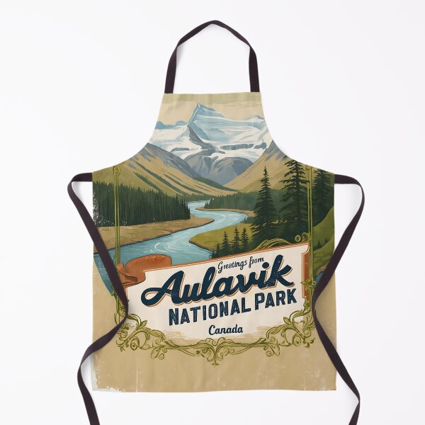Item preview, Aulavik National Park Canada Postcard Vintage Travel Retro designed and sold by TravelPostcardGems.