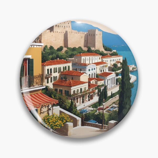 Item preview, Nafplio Peloponnese Greece Postcard Vintage Retro Travel Vintage designed and sold by TravelPostcardGems.