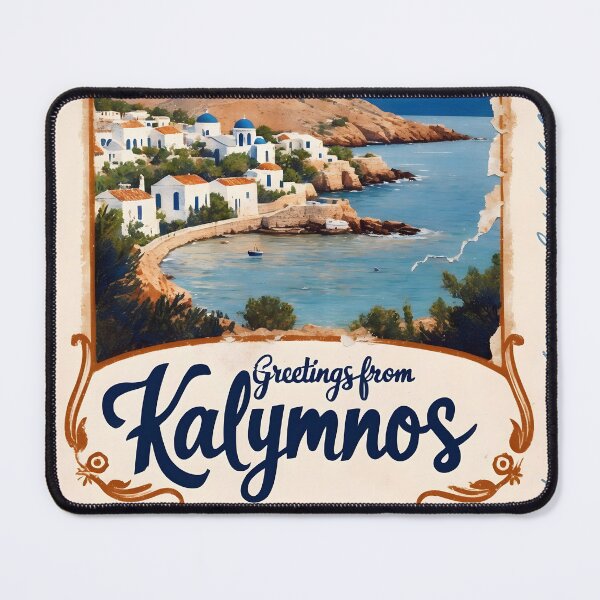 Item preview, Kalymnos South Aegean Greece Postcard Vintage Retro Travel Vintage designed and sold by TravelPostcardGems.