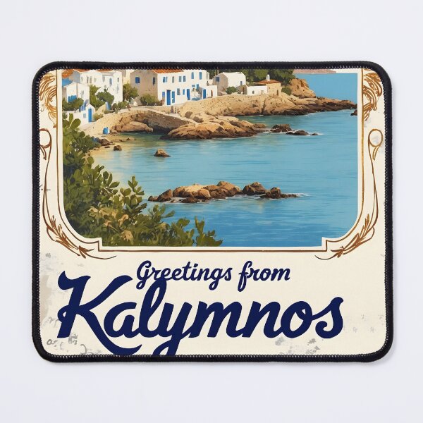 Item preview, Greetings from Kalymnos South Aegean Greece Postcard Vintage Retro Travel Vintage designed and sold by TravelPostcardGems.