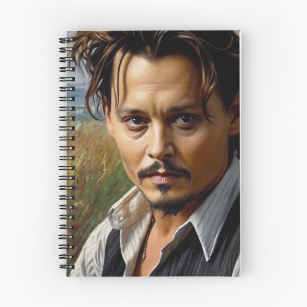 Item preview, Impressionistic Portrait of Johnny Depp designed and sold by Vintage Designs +.