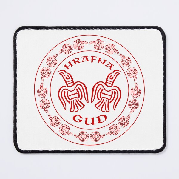 Item preview, DIOS CUERVO. HRAFNA-GUD. ROJO. designed and sold by 5hertz.