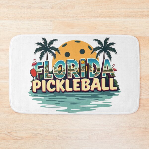 Item preview, Florida Pickleball Postcard Retro Design designed and sold by iTeeShirts.