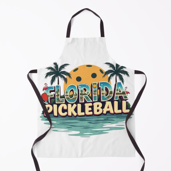Item preview, Florida Pickleball Postcard Retro Design designed and sold by iTeeShirts.