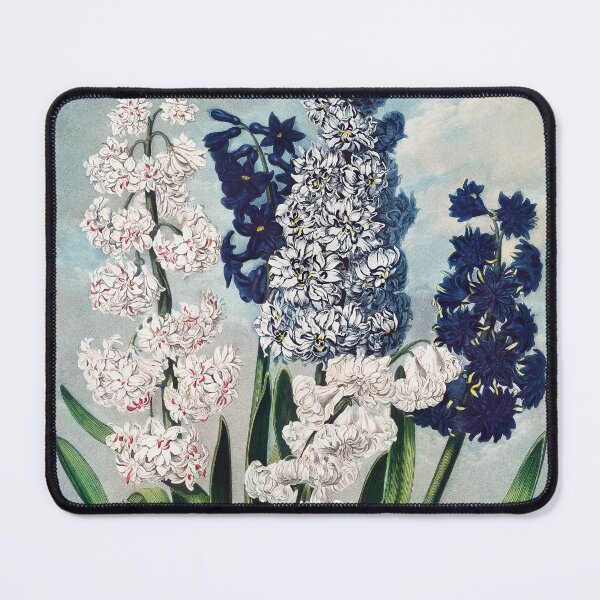 Item preview, Vintage Floral Print Hyacinth Blue and White designed and sold by BellaLovi.