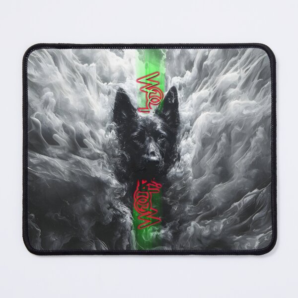 Item preview, Dog in the veil of smoke designed and sold by Woof-WoofSK.