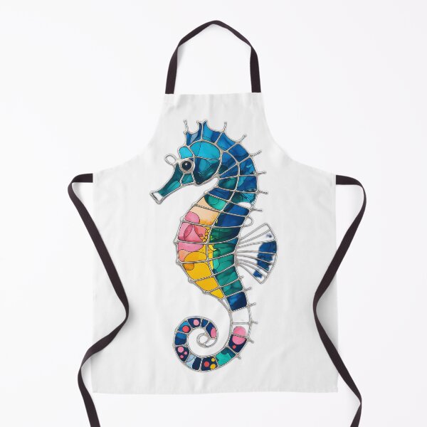 Item preview, "Elegante obra de arte de caballitos de mar en vitrales" designed and sold by MUV3.