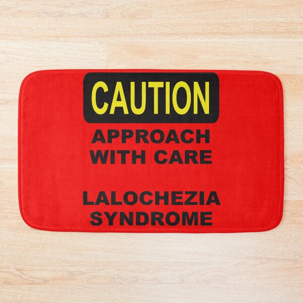 Item preview, Caution Approach With Care Lalochezia Syndrome Cut Out designed and sold by taiche.
