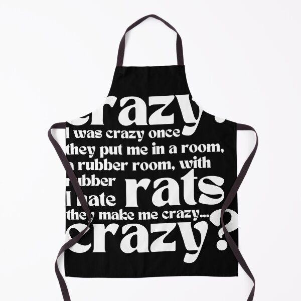 Item preview, Crazy I Was Crazy Once Classic Meme Vine Funny Gifts designed and sold by PientkaArt.