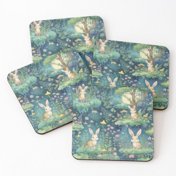 Item preview, Bosque y conejos designed and sold by Akantha-Rain.
