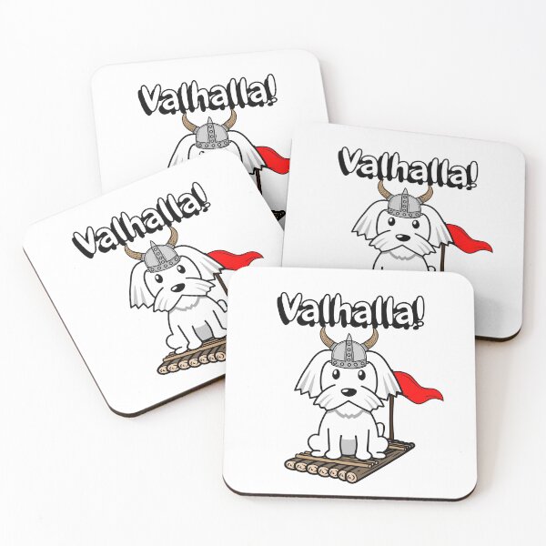 Item preview, Cute white dog is a viking designed and sold by Pet Station.