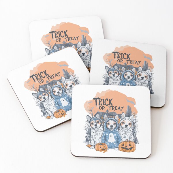 Item preview, Corgi Trick or Treat - Corgi Halloween Special designed and sold by Woof-Worthy-ART.
