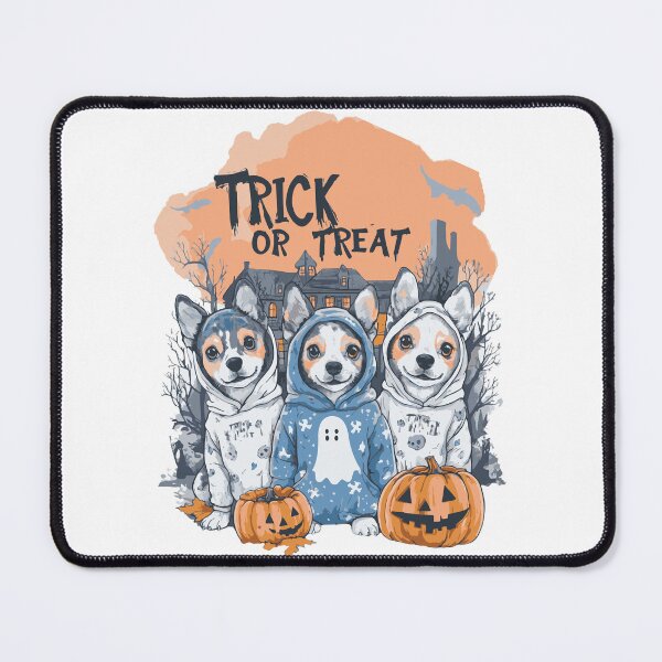 Item preview, Corgi Trick or Treat - Corgi Halloween Special designed and sold by Woof-Worthy-ART.