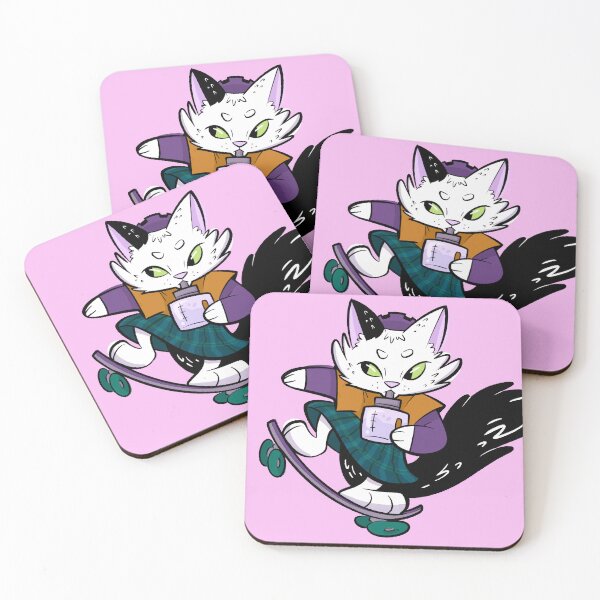 Item preview, Cool Kids Stay Hydrated - Skateboarding Cats designed and sold by jk.cartoons.