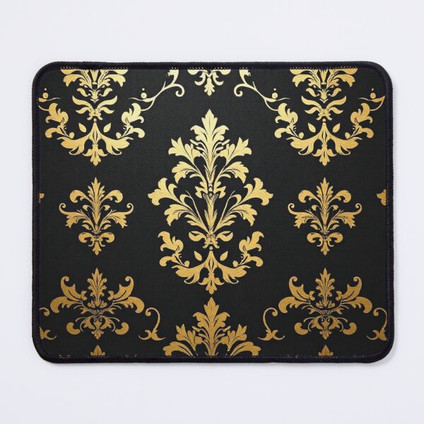 Item preview, Black & Gold Ombre Damask designed and sold by DesignsByPrnces.