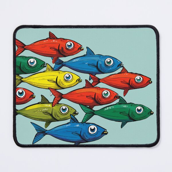Item preview, Colorful Fish Shoall designed and sold by TojoStudios.
