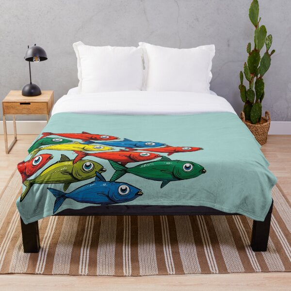 Item preview, Colorful Fish Shoall designed and sold by TojoStudios.