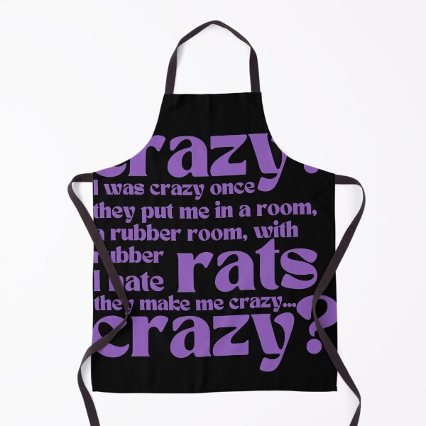 Item preview, Crazy I Was Crazy Once Classic Meme Vine Funny Gifts Purple designed and sold by PientkaArt.
