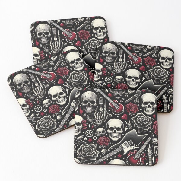 Item preview, Skulls in rock designed and sold by Akantha-Rain.