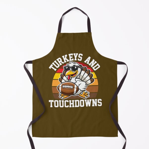 Item preview, Turkeys and Touchdowns Thanksgiving designed and sold by DetourShirts.