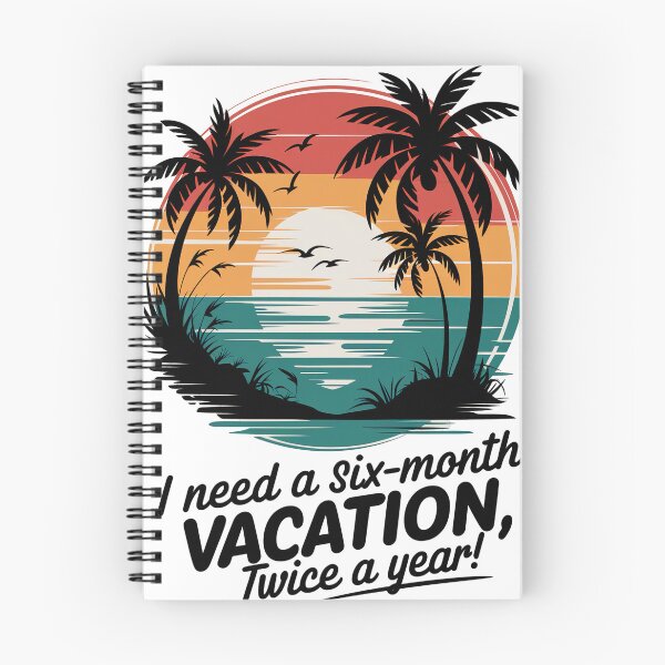 Item preview, “Necesito unas vacaciones dos veces al año: aprovechando el poder del descanso” designed and sold by MUV3.