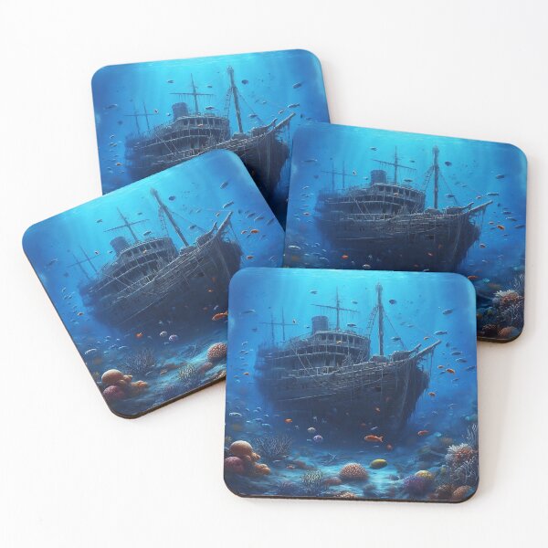 Item preview, Lost Shipwreck in the Deep Sea designed and sold by ROCKSTARARUN.