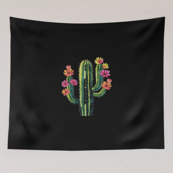 Item preview, Impresión artística de cactus en acuarela: vibrante floración del desierto designed and sold by products4urduke.