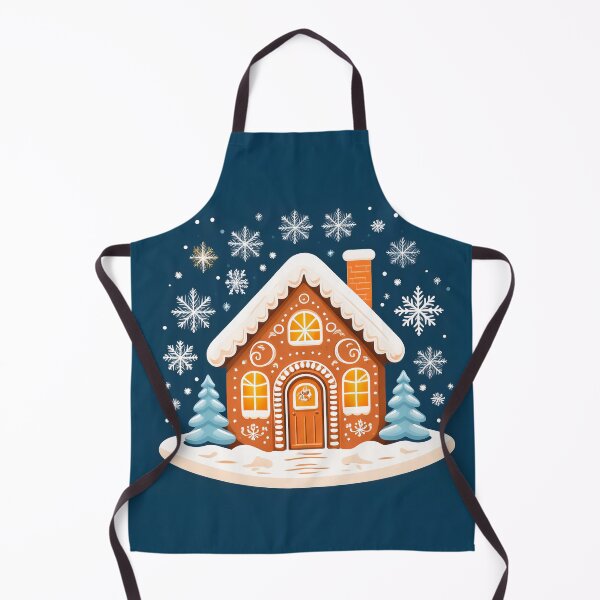 Item preview, An illustration Design depicts a charming gingerbread house nestled amidst a winter wonderland. designed and sold by HEMRO.