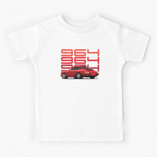 Item preview, Guards Red Porsche 911 964 illustration designed and sold by blackdogshop.