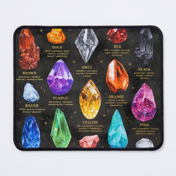 Item preview, 2025 Crystal Moon Calendar and Magical Colour Meanings designed and sold by Alika's  Garden.