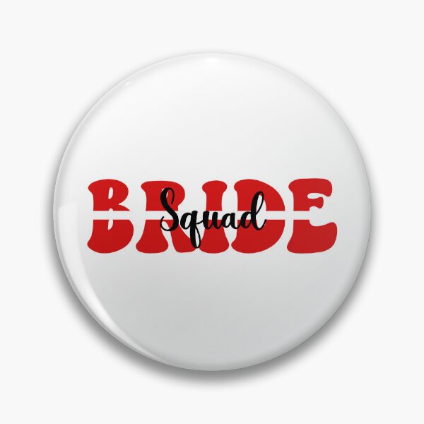Item preview, Bold Red Bride Squad designed and sold by NolineXpression.