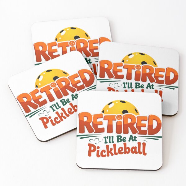 Item preview, Retired Pickleball Sunset Fun Design designed and sold by iTeeShirts.