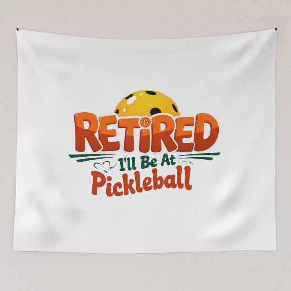 Item preview, Retired Pickleball Sunset Fun Design designed and sold by iTeeShirts.