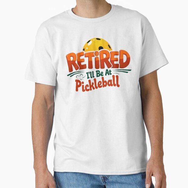 Item preview, Retired Pickleball Sunset Fun Design designed and sold by iTeeShirts.