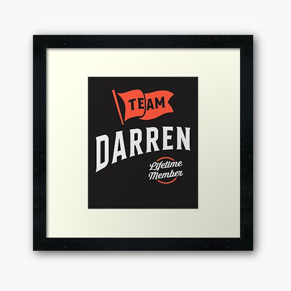 Item preview, Team Darren Lifetime Member Personalized Name Darren designed and sold by cidolopez.