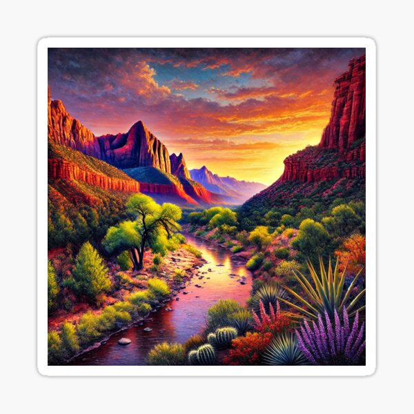 Vista previa del artículo con la obra «Parque Nacional Zion.», diseñado y vendido por swiftbinaries.