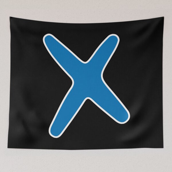 Item preview, Blue Bold X  designed and sold by mozizy.