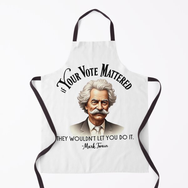 Item preview, Mark Twain Vintage Vote Elections Design designed and sold by iTeeShirts.