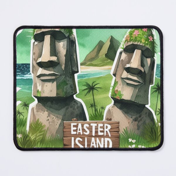 Item preview, Easter Island, Statue Heads Easter Island designed and sold by HaydenMillepied.