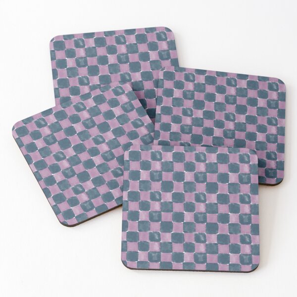 Item preview, Berries Gouache Painted Checherboard designed and sold by DesigndN.