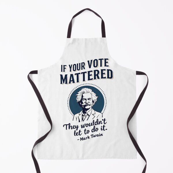 Item preview, Mark Twain Vote Elections - Inspirational Design designed and sold by iTeeShirts.