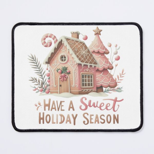 Item preview, Sweet Gingerbread House - Have a Sweet Holiday Season designed and sold by sirenandscript.