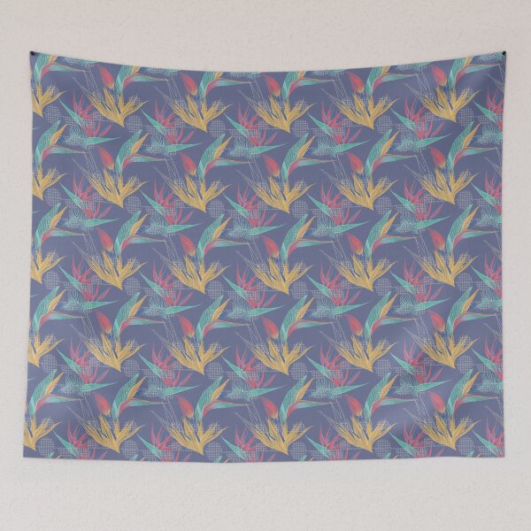 Item preview, Bird of paradise flower printed designed and sold by digitaldazzle13.