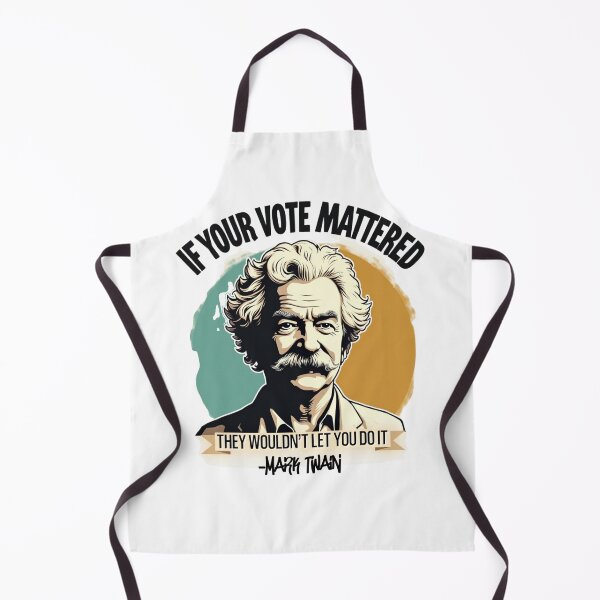 Item preview, Mark Twain Vote Elections Quote Pop Art Design designed and sold by iTeeShirts.